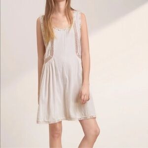ARITZIA GOLDEN BY TNA EDGE COTTON EYELET DRESS